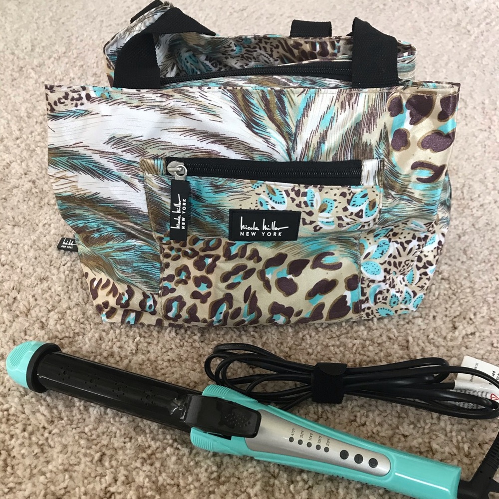 Nicole Miller cooler bag & illustra curling iron